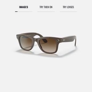 Ray-ban Stories Wayfarer - shiny brown